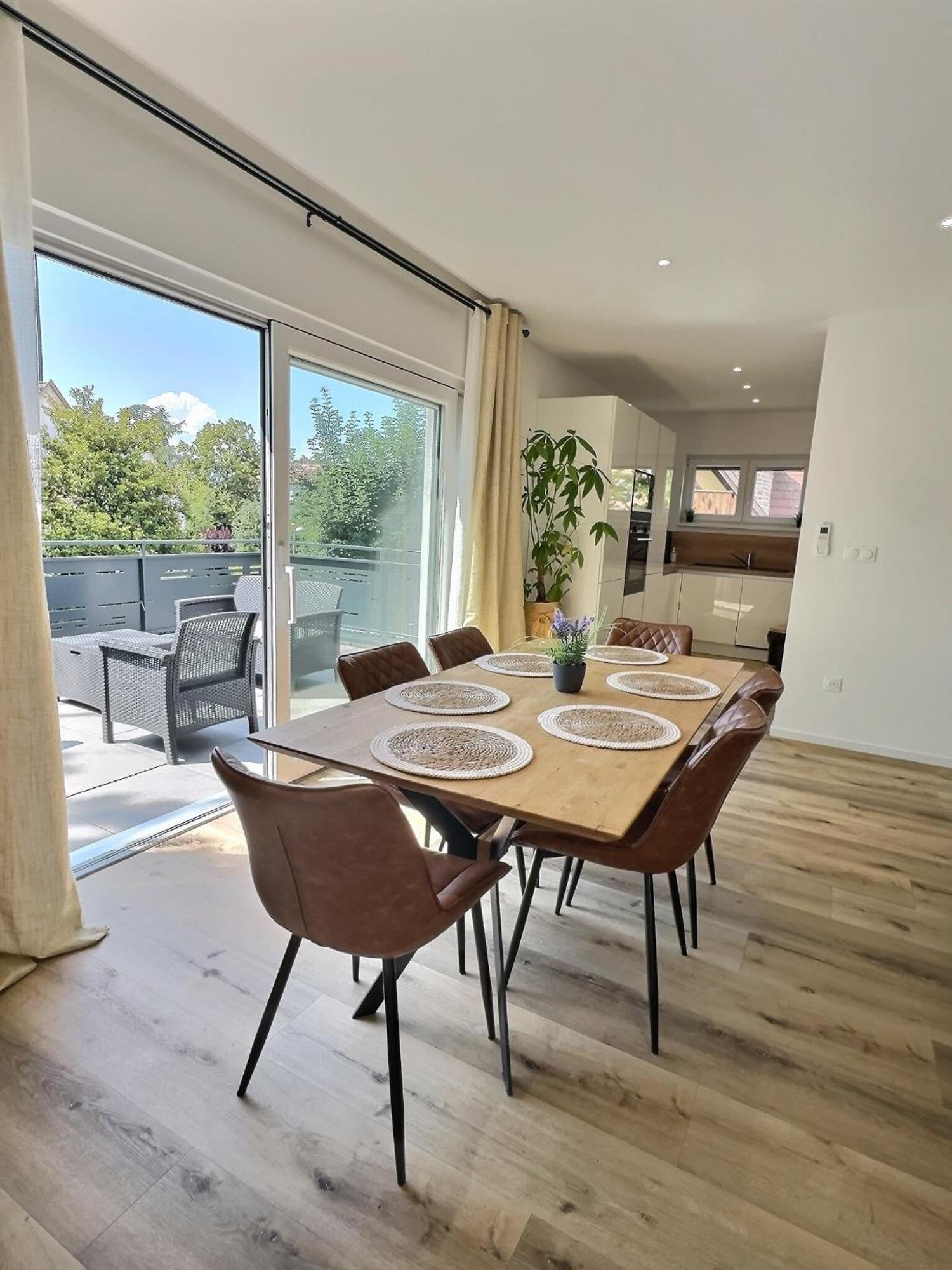 Appartement Alsace Neuf Garage, Parking Et Terrasse Colmar Esterno foto